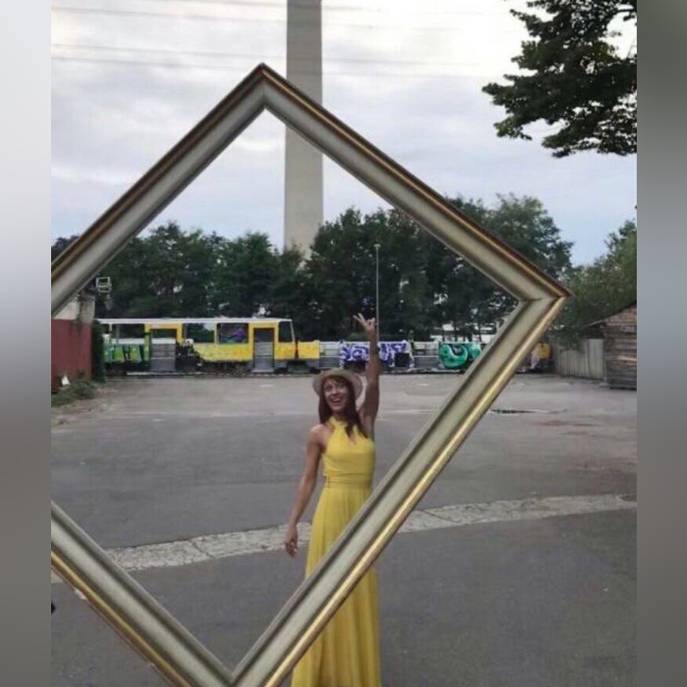 STUNNING Veneno en la Piel Yellow Maxi Dress - Picture 4 of 5